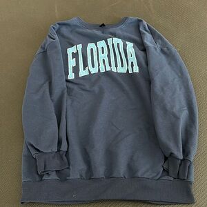 Large shein florida sweatshirt oversized